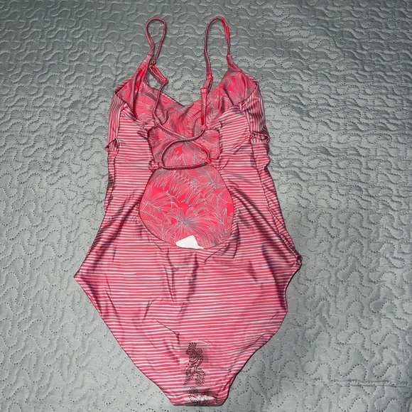 Prana Jess reversible one piece swimsuit bathing suit swimwear Beach summer pink - Picture 13 of 13